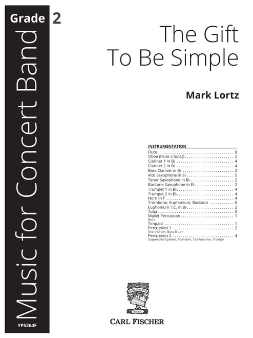 The Gift To Be Simple [CF:YPS264F]