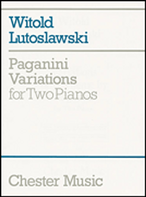 Lutoslawski, Paganini Variations for Two Pianos [HL:14019663]