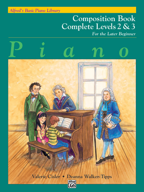 Alfred's Basic Piano Library: Composition Book Complete 2 & 3 [Alf:00-14572]