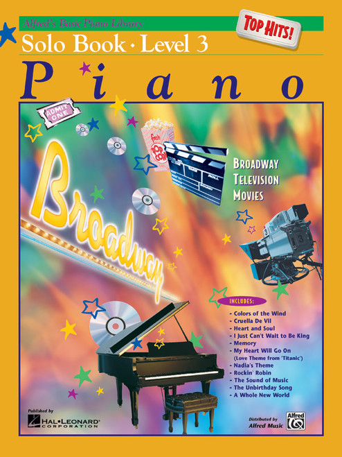 Alfred's Basic Piano Library: Top Hits! Solo Book 3 [Alf:00-16498]