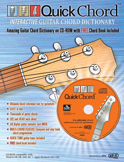 Quick Chordâ˘ <I>Interactive</I> Guitar Chord Dictionary [Alf:00-QC001]