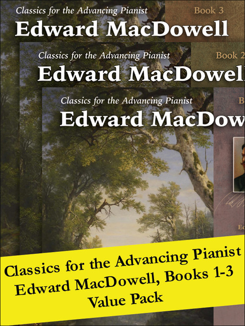 Classics for the Advancing Pianist: Edward MacDowell 1-3 (Value Pack) [Alf:00-106585]
