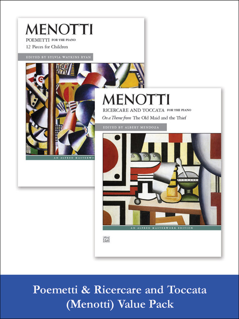 Menotti: Poemetti and Ricercare & Toccata (Value Pack) [Alf:00-106707]