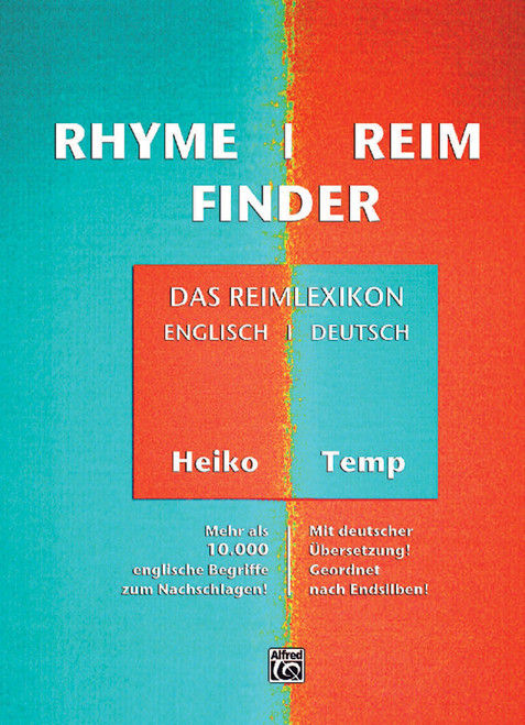 Reimfinder | Rhyme Finder [Alf:00-20127G]