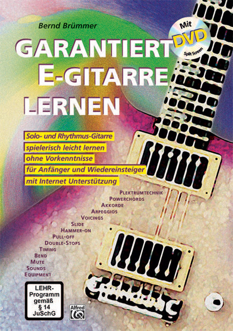 Garantiert E-Gitarre lernen mit DVD [Alf:00-20130G]