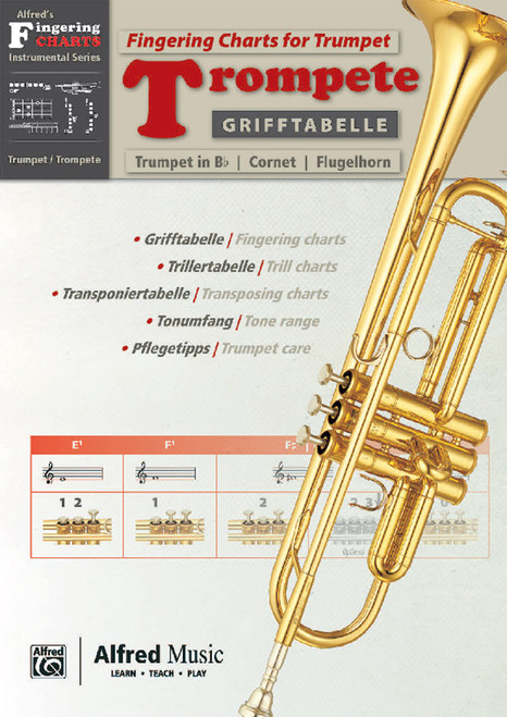 Grifftabelle Trompete ❘ Fingering Charts for Trumpet [Alf:00-20230G]