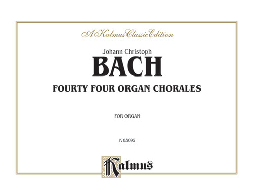 Forty-Four Organ Chorales [Alf:00-K03095]