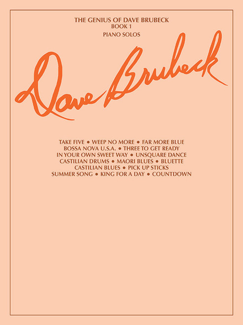 The Genius of Dave Brubeck, Book 1 [Alf:00-TPF0130]