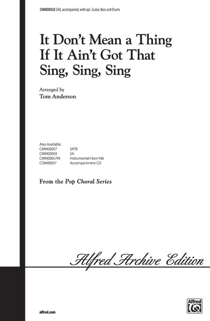 It Don't Mean a Thing If It Ain't Got That Sing, Sing, Sing [Alf:00-CMM00058]