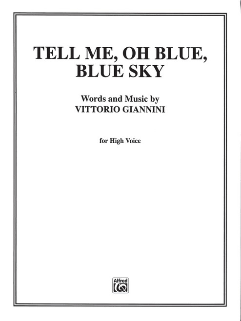 Tell Me Oh Blue, Blue Sky! [Alf:00-FCS00707]