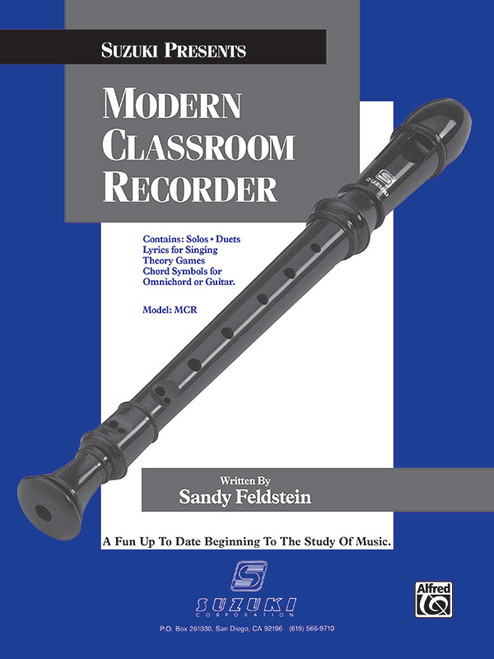 Suzuki Modern Classroom Recorder [Alf:00-M0578REX]
