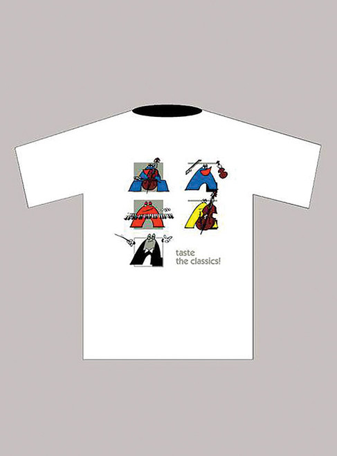 Taste the Classics! T-Shirt: White (Extra Large) [Alf:01-ADV94023]