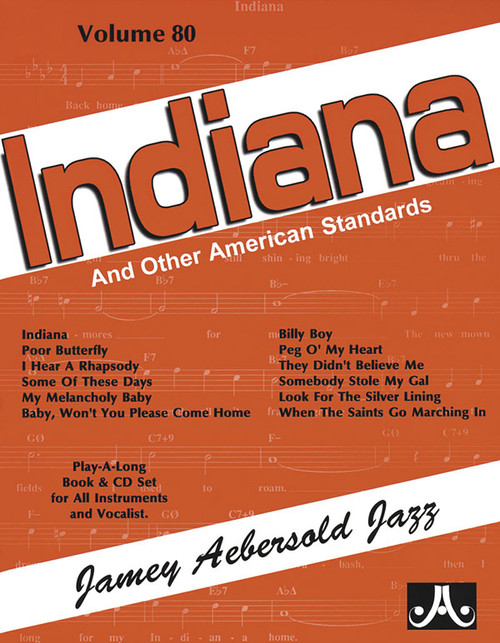 Jamey Aebersold Jazz, Volume 80: Indiana and Other American Standards [Alf:24-V80DS]