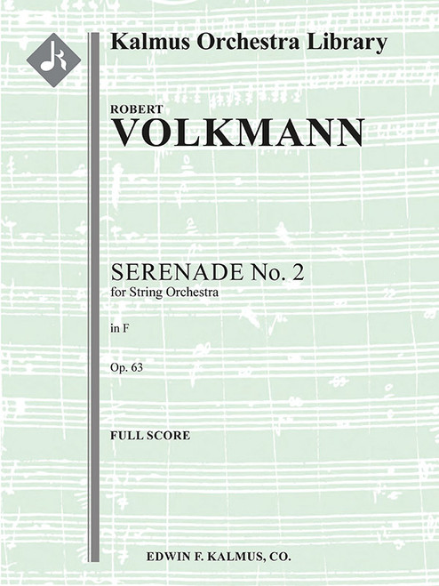 Serenade No. 2 for Strings in F, Op. 63 [Alf:36-A108801]