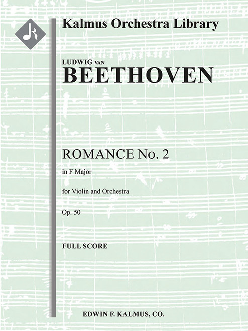 Romance for Violin and Orchestra No. 2 in F, Op. 50 [Alf:36-A128901]