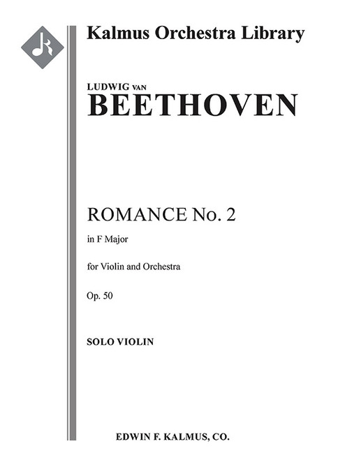 Romance for Violin and Orchestra No. 2 in F, Op. 50 [Alf:36-A128948]
