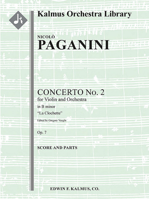 Concerto for Violin No. 2 in B minor, Op. 7: 'La Clochette' (La Campanella) [Alf:36-A187502]
