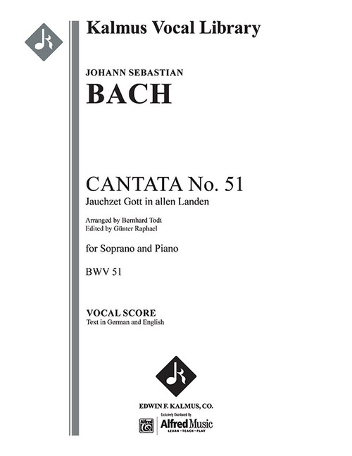 Cantata No. 51: Jauchzet Gott in allen Landen, BWV 51 [Alf:36-A250791]