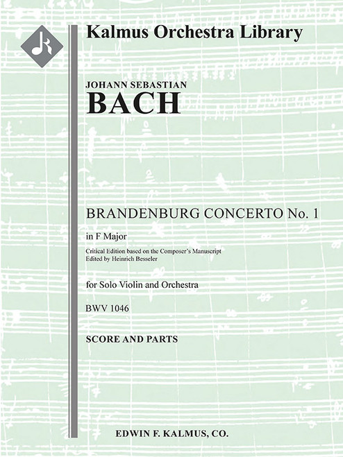 Brandenburg Concerto No. 1 in F, BWV 1046 (critical edition) [Alf:36-A334002]
