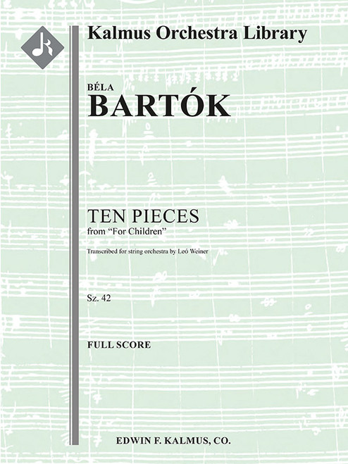 For Children, Sz. 42: Ten Pieces [Alf:36-A614501]