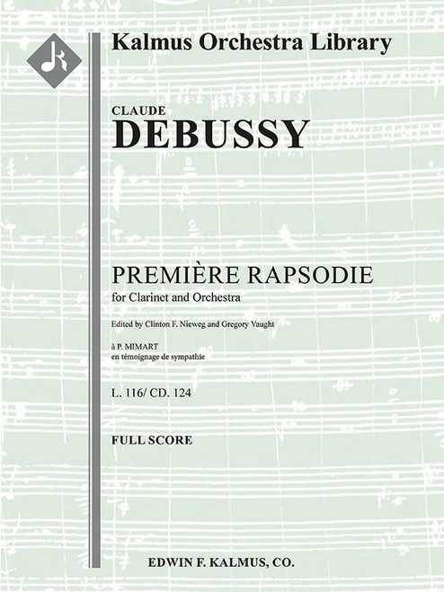 Premiere Rapsodie pour Clarinet et Orchestre (First Rhapsody for Clarinet & Orchestra) [Alf:36-A616501]