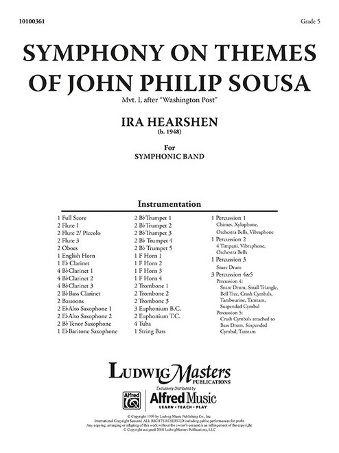 Symphony on Themes of John Philip Sousa, Mvt. 1 after "The Washington Post" [Alf:36-10105361]