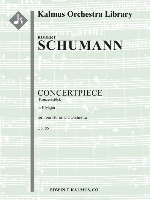 Concertpiece (Konzertstuck) in F for Four Horns and Orchestra, Op. 86 [Alf:36-A202248HN1]