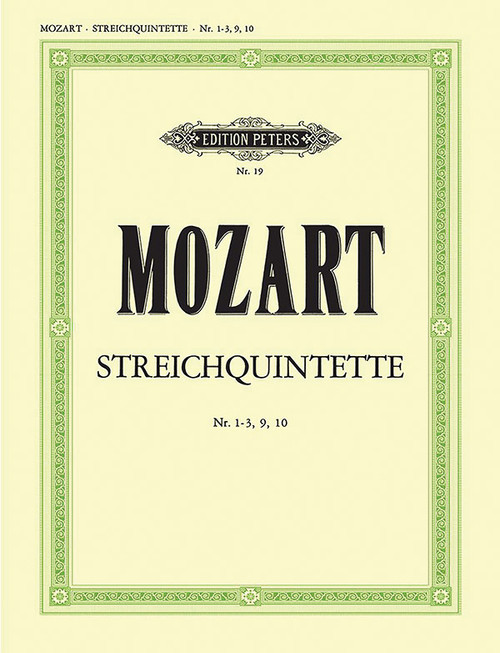 Compl. String Quintets, Vol. 2: No. 1, Horn Q., Clar. Q., Serenade No. 10 (Arr.) [Alf:98-EP19]