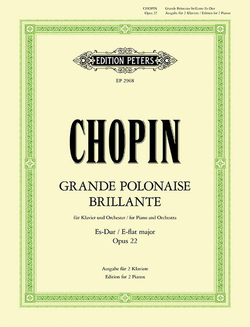 Grande Polonaise Brillante in E flat Op. 22 for Piano and Orchestra [Alf:98-EP2968]