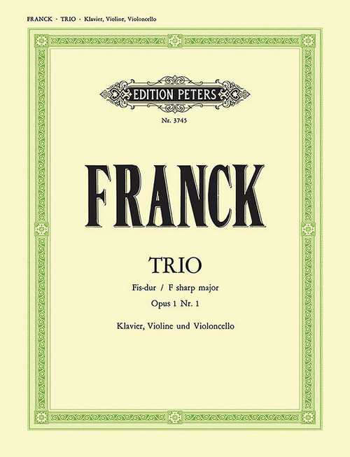 Piano Trio in F sharp Op. 1 No. 1 [Alf:98-EP3745]