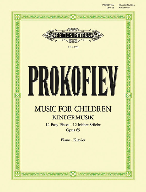 Music for Children: 12 Easy Pieces Op. 65 (Musik fĵr Kinder) [Alf:98-EP4720]