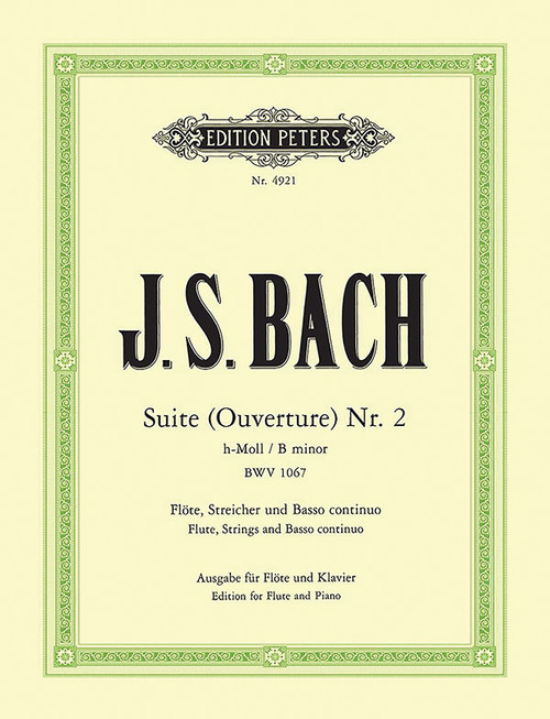 Orchestral Suite (Overture) No. 2 in B minor BWV 1067 (Ed. for Flute and Piano) [Alf:98-EP4921]