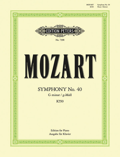 Symphony No. 40 in G minor K550 [Alf:98-EP7398]