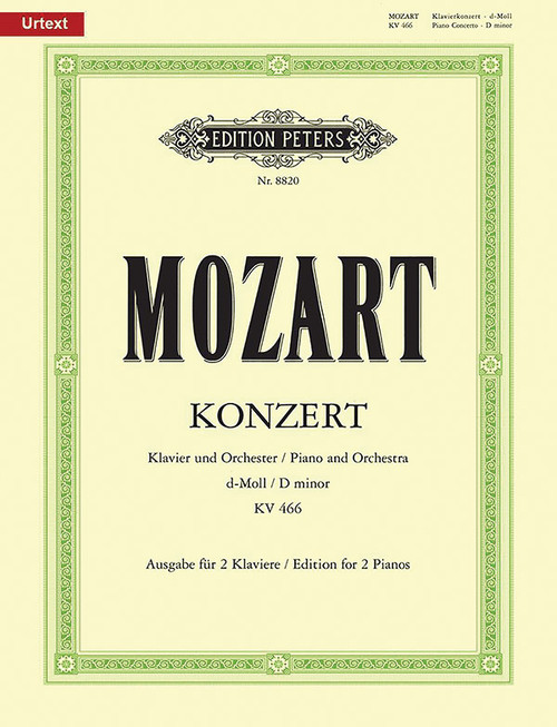 Piano Concerto No. 20 in D minor K466 (Edition for 2 Pianos) [Alf:98-EP8820]