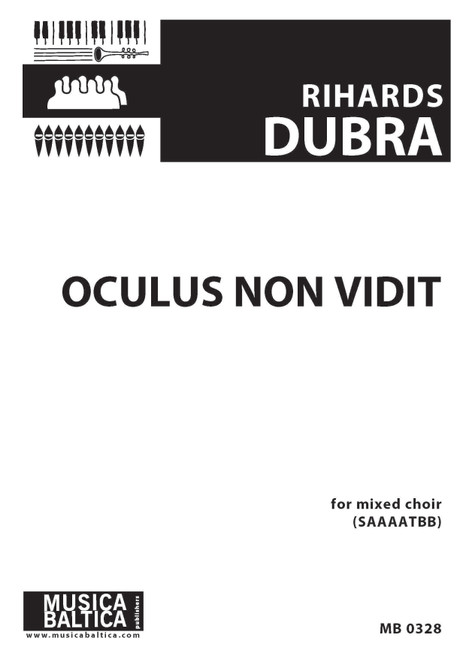 Oculus non vidit (Mixed Choir) [Alf:98-MB0328]