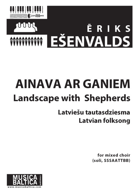 Ainava ar Ganiem (Landscape with Shepherds) for SSSAATTBB Choir [Alf:98-MB1721]