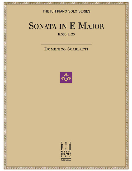Sonata in E Major, K.380, L.23 [Alf:98-PS1030]