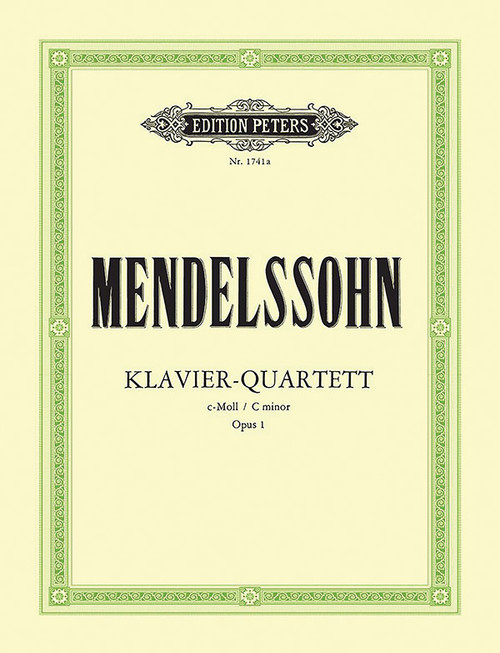 Piano Quartet No. 1 in C minor Op. 1 (Set of Parts) [Alf:98-EP1741A]