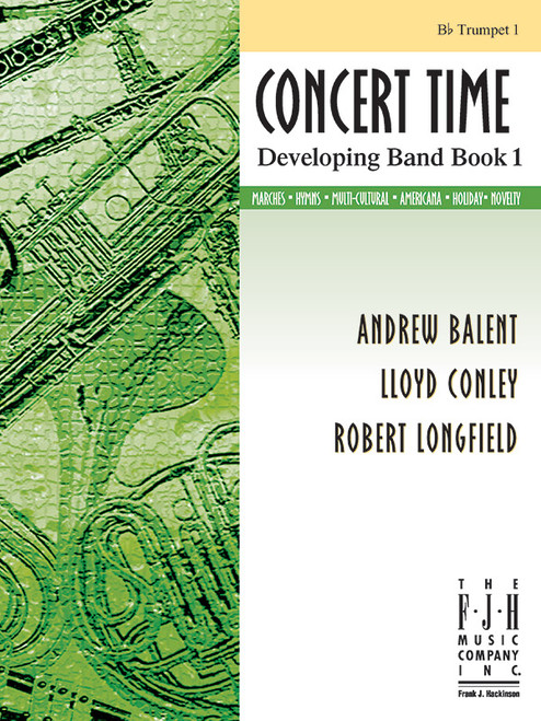 Concert Time Developing Band Book 1 - Trumpet 1 [Alf:98-BB202TP1]