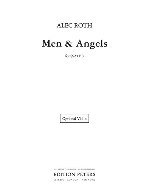 Men and Angels, optional violin part [Alf:98-EP72824A]