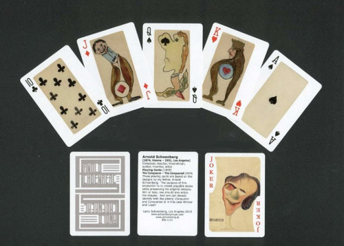Arnold Schoenberg design Playing Cards set 1 [BEL:1101]
