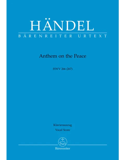 Handel, Anthem on the Peace HWV 266 (267) [Bar:BA10266-90]