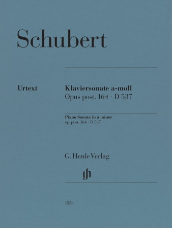 Schubert, Piano Sonata a minor Op. Post. 164 D 537 [HL:51481556]
