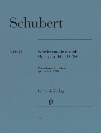 Schubert, Piano Sonata in a Minor Op. Post. 143 D 784 [HL:51481560]