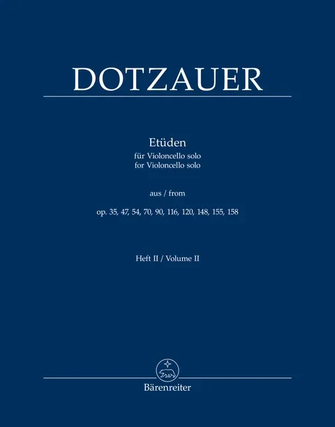 Dotzauer, Etudes for Violoncello solo Vol. II [KGA:BA12102]