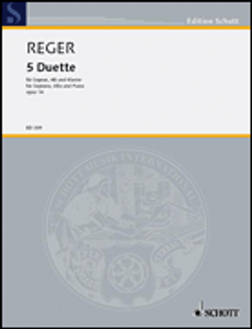 Reger, 5 Duets Op. 14 [HL:49004029]