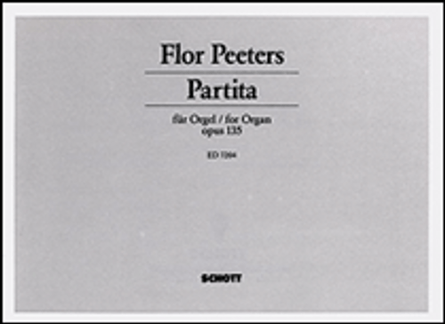 Peeters, Partita Op. 135 [HL:49007046]