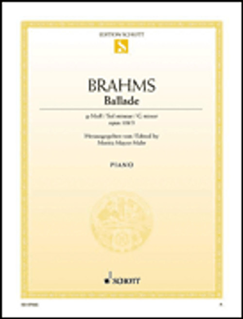 Brahms, Ballade in G Minor Op. 118, No. 3 [HL:49008986]