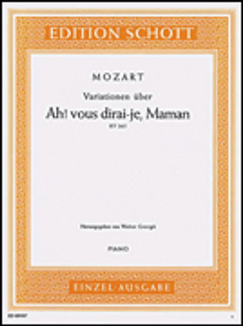 Mozart, Ah! vous dirai-je, Maman Variations, KV 265 [HL:49009125]