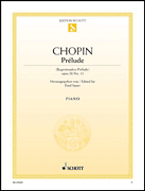 Chopin, Prelude in D-flat Major, Op. 28, No. 15 [HL:49009126]